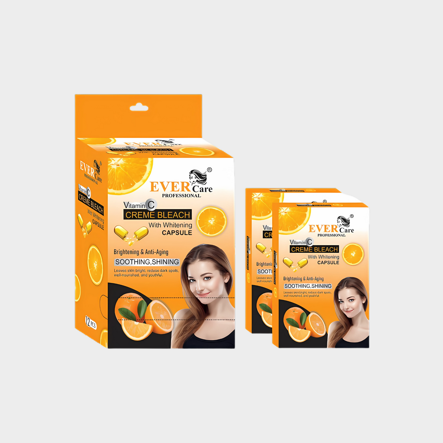 EverCare Vitamin C Crème Bleach with Whitening Capsules