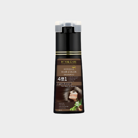 Herbal Hair Color Shampoo 4-in-1 – Light Brown
